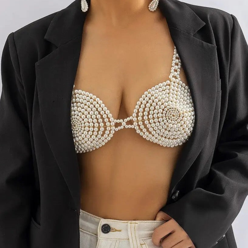 PEARL BEADED BRASIER